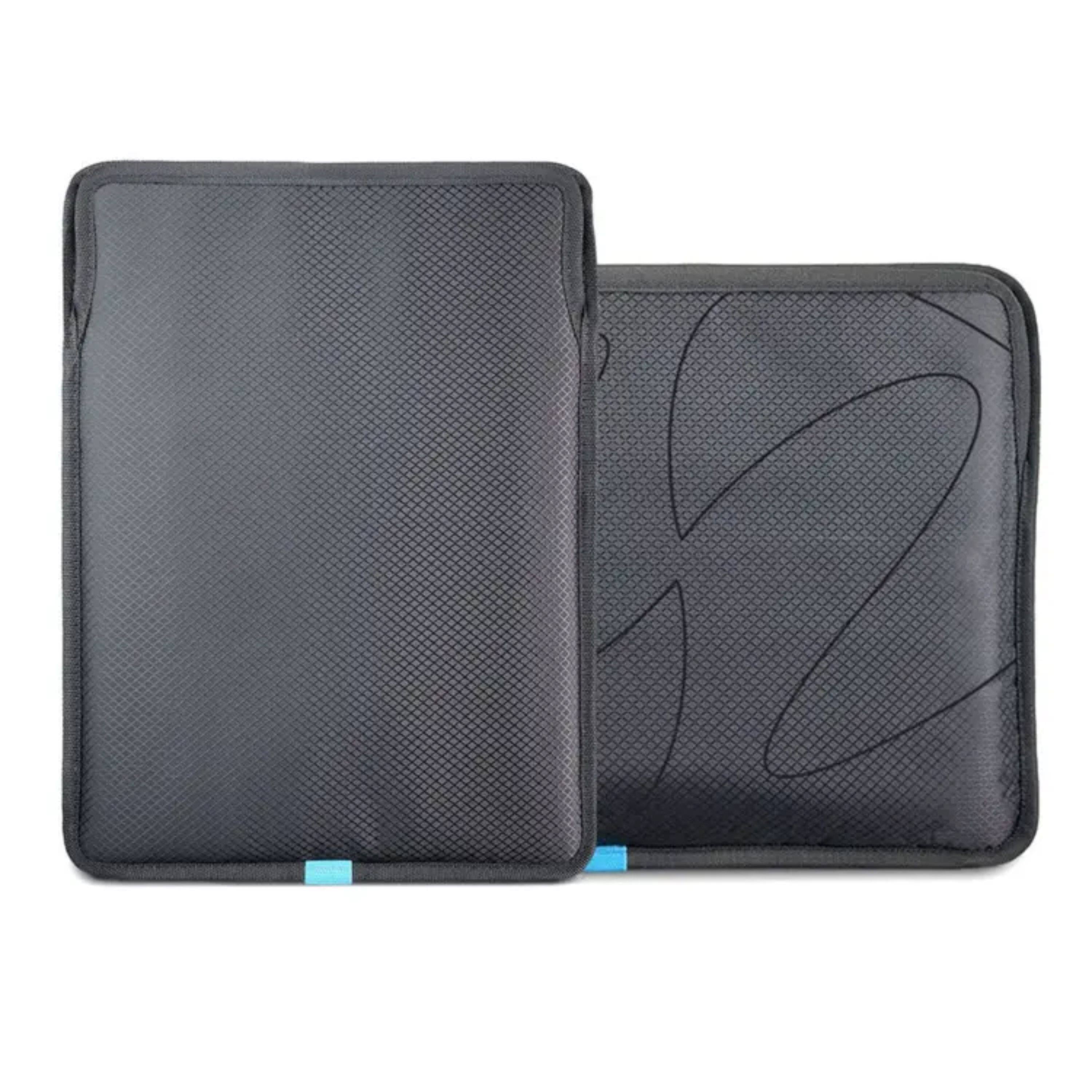 Angle. Kitcheniva - 13" Zipperless Eco-Friendly Vertical iPad Tablet Sleeve Black - Black.
