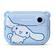 Front. Kidamento - Model P Instant Print Digital Camera for Children - Blue.