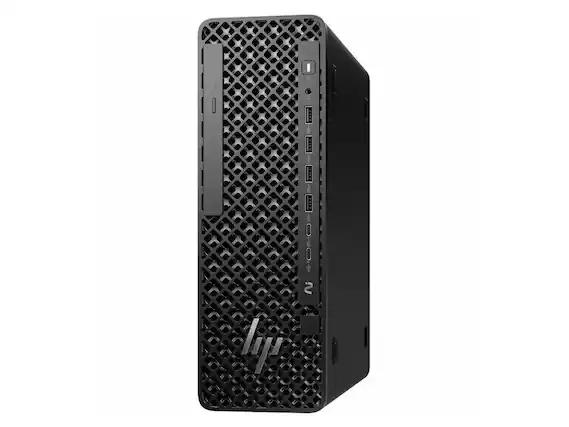 Front. HP - HP Z2 G1i SFF Desktop Computer U9 285 32GB 1TB SSD W11P BN5L9UTABA - Black.