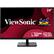 Front. ViewSonic - VA2456-MHD 23.8" LCD FHD Monitor (DisplayPort VGA, HDMI) - Black.