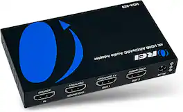 Orei - eARC 4K 60Hz Audio Extractor, Extract Dolby Atmos Convert Sound bar 18G HDMI 2.0 ARC Support HDCP 2.2 - Black