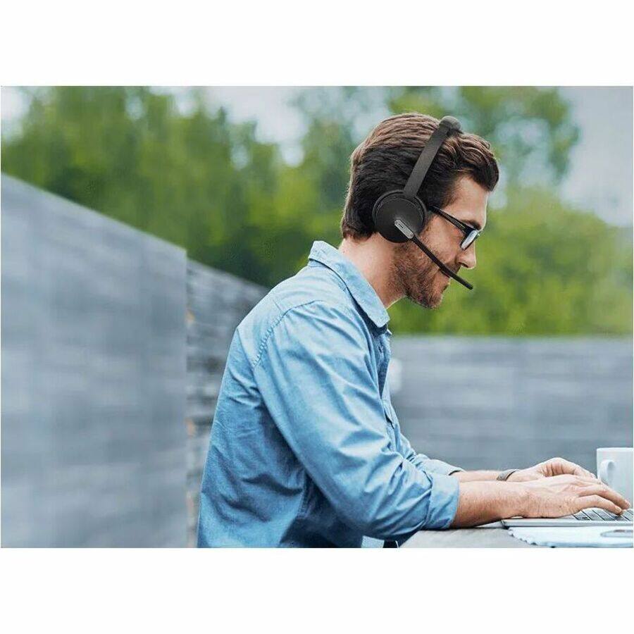 Alt View 1. Yealink - Yealink BH70 Mono With Stand Teams USB-C/A - Microsoft Teams Certification - Mono - Wireless - Bluetooth - 164 ft - 20 - Blue.