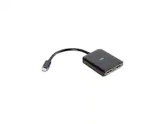 Front. Cables to Go - C2G 54292 Mini DisplayPort to HDMI Monitor Splitter - 2 Port 4K HDMI MST Hub USB Powered.