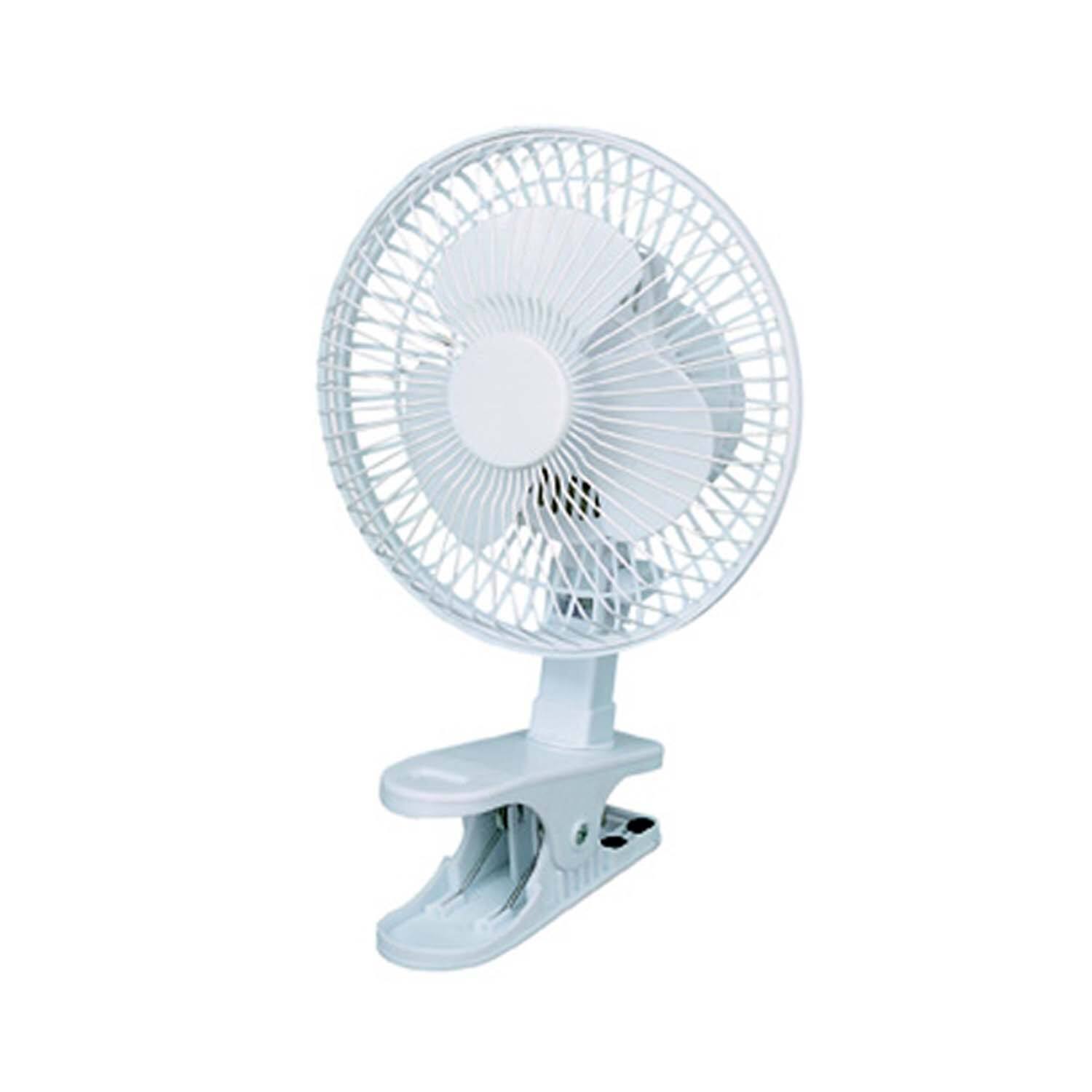 Front. Optimus - Optimus 6 in. Optimus Personal Clip-on Fan - White.