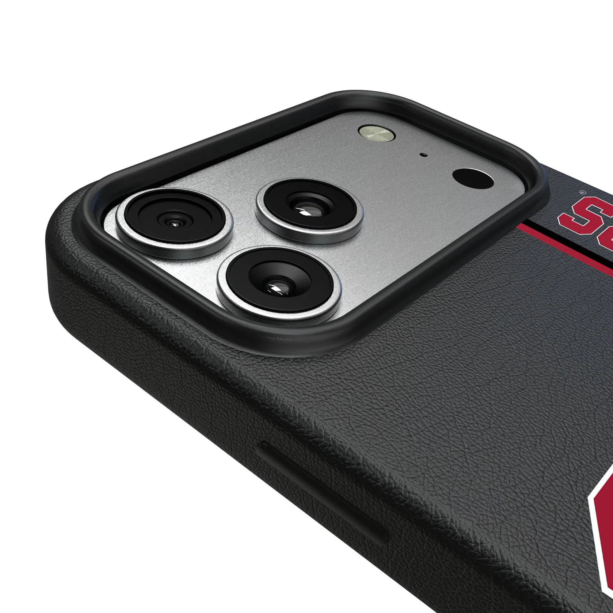 Alt View 2. Keyscaper - Oklahoma Sooners iPhone Magnetic Bump Case - 15 Plus - Black.