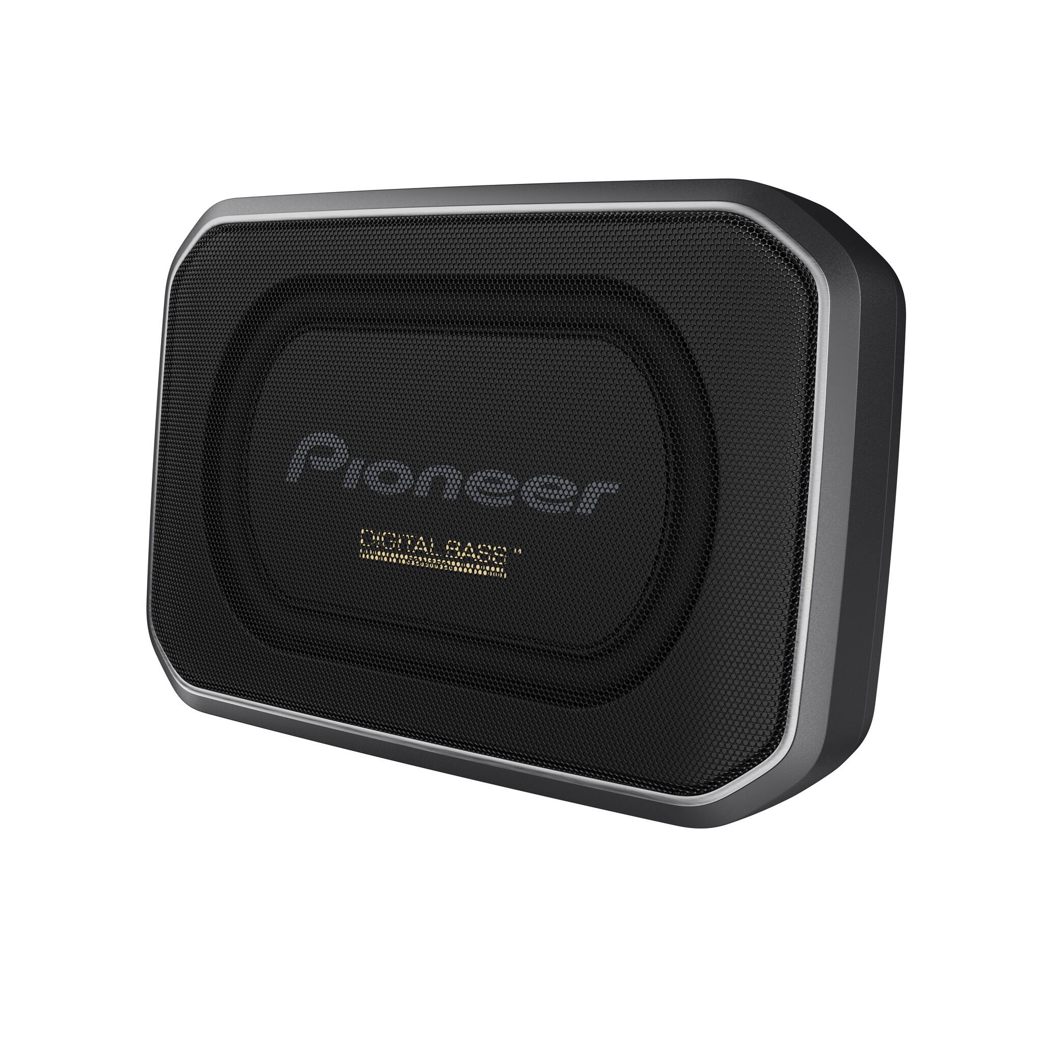 Pioneer Compact Amplified Subwoofer, 170W Max Built In Amp, Under