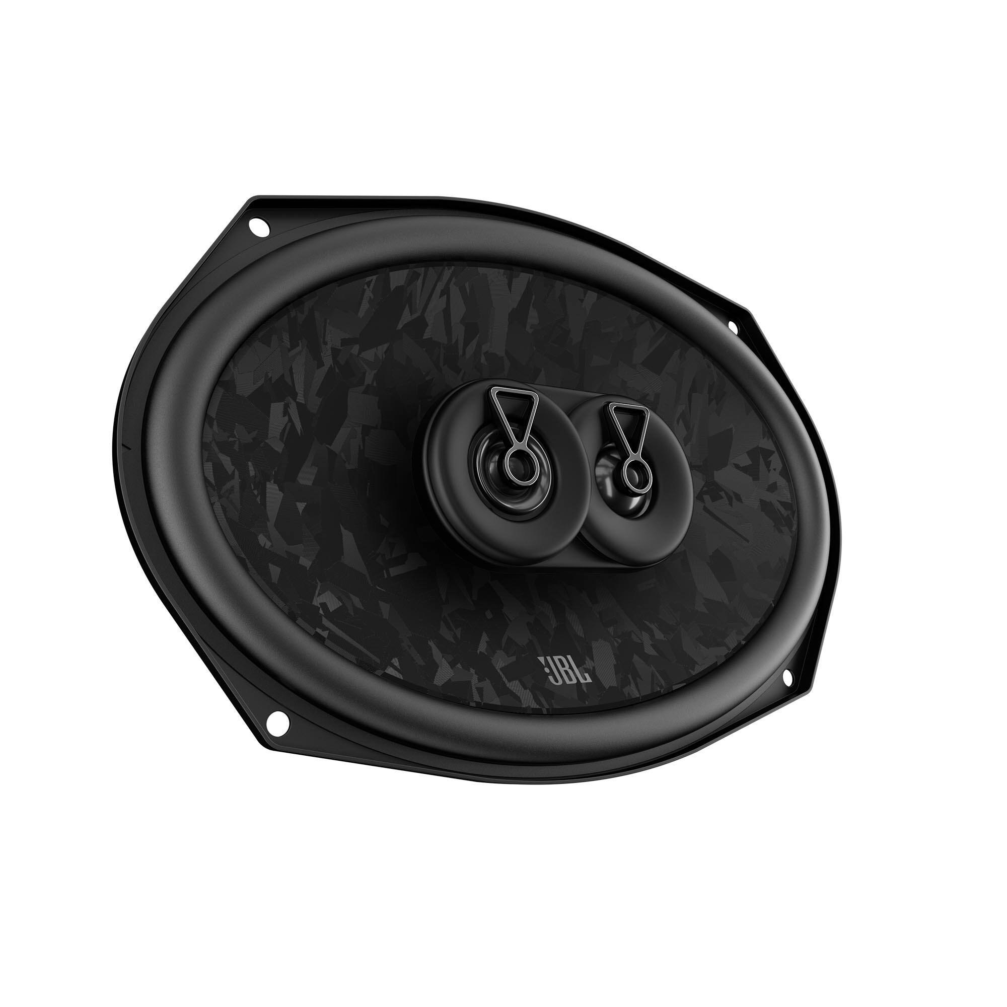Alt View 3. JBL - JBL STAGE3968M 6” x 9” 3-Way Speaker with Grille - Black/Gray.