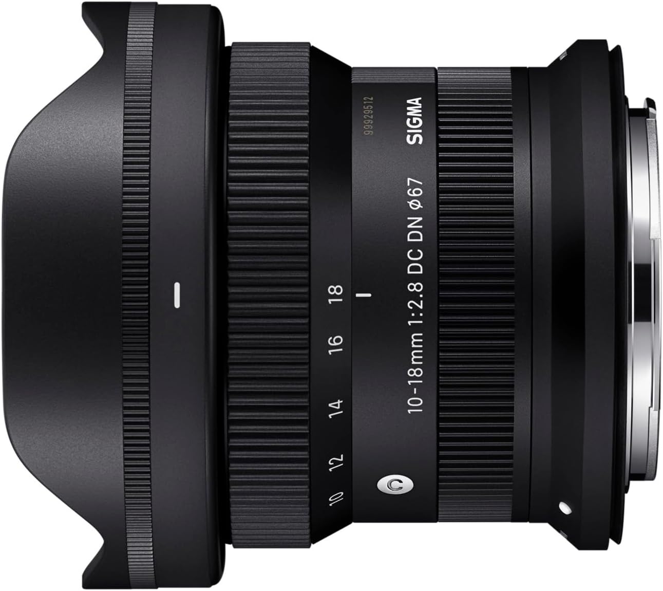 I 18 16 14 12 10 99929512 - SIGMA 67 DN DC 1:2.8 10-18mm C