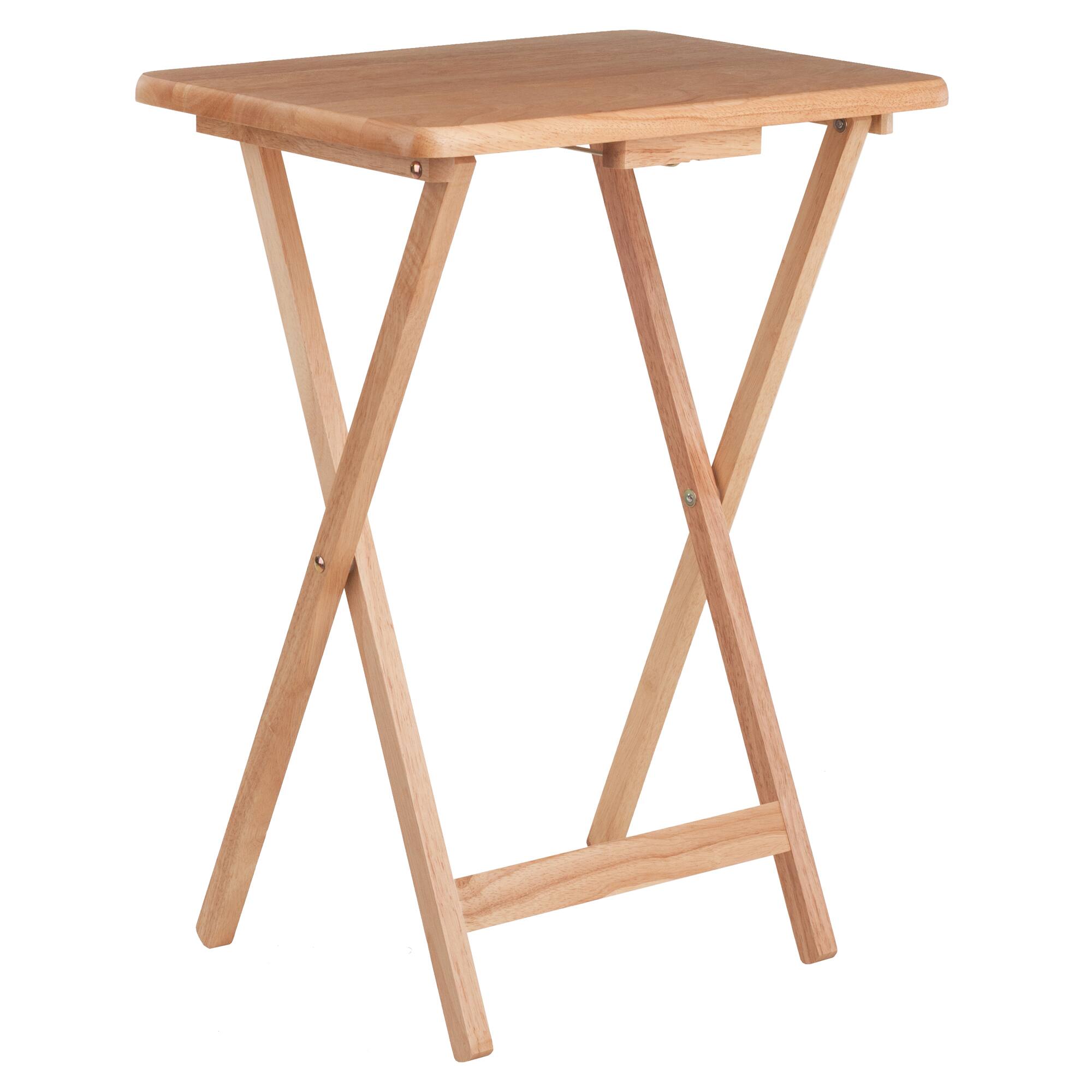 Alt View 5. Winsome Wood - Alex 2-Pc Snack Tables - Natural.