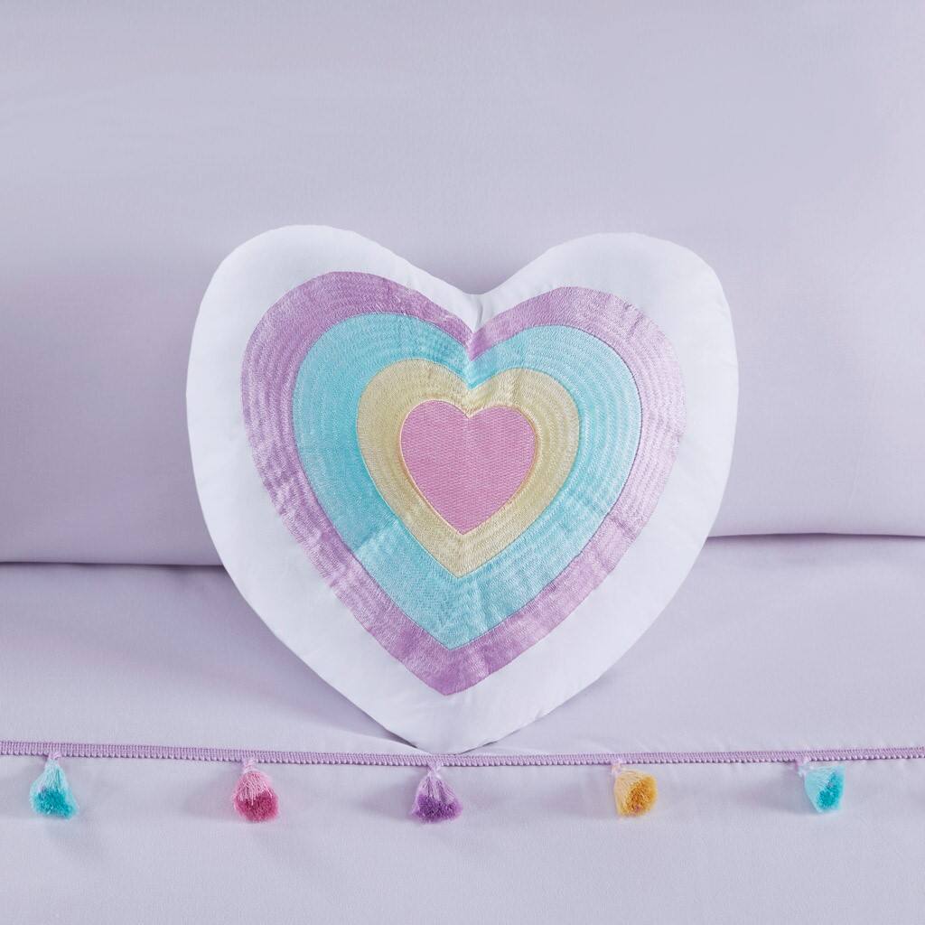 Alt View 4. Gracie Mills - Gracie Mills Pinnacle 3-PC Tassel Comforter Set - Lavender.