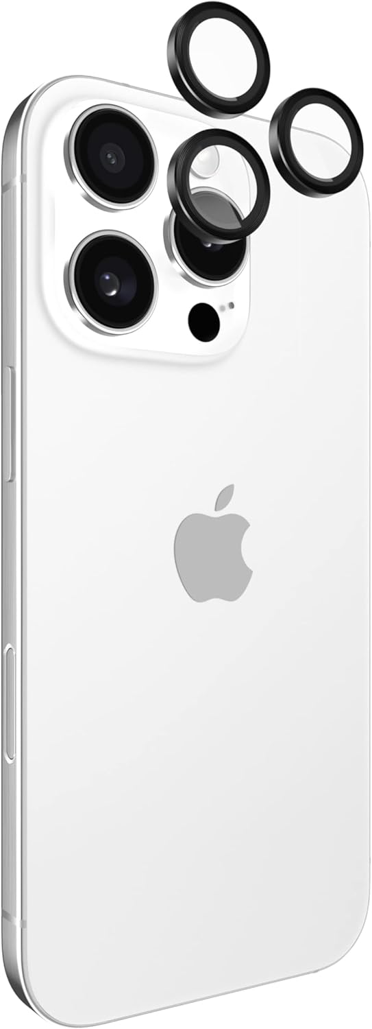 Alt View 1. Case-Mate - Case-mate Camera Lens Protector for Apple iPhone 16 Pro / 16 Pro Max 20224| Picture Perfect Ultra High Clarity Glass - Black.