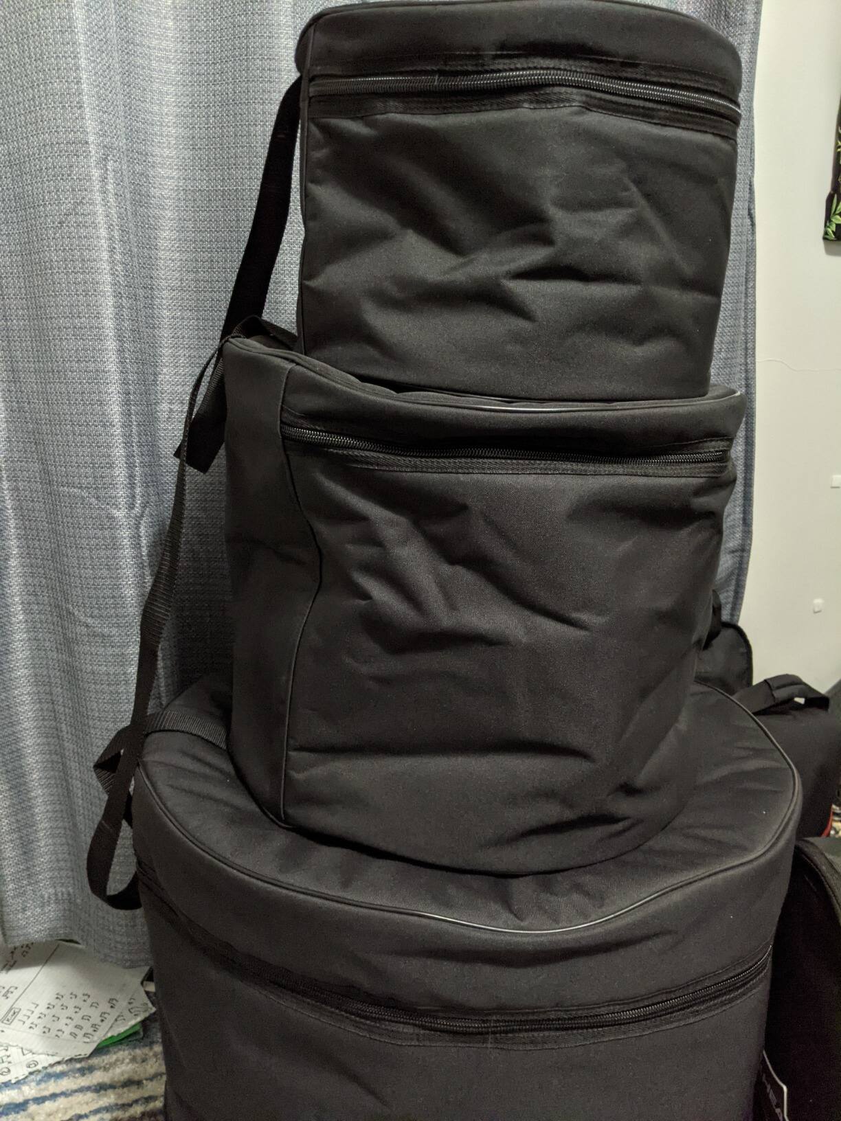 Alt View 2. Gator - 14-Inch x 12-Inch Standard Series Padded Tom Drum Bag with 600D Nylon Exterior and 10mm Internal Padding.