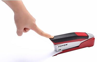 Alt View 1. Bostitch - InPower uced-Effort Desktop Stapler, 28-Sheet Capacity, Staples Included - Red.