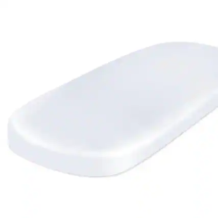 Front. MAGICAL RUBS - Bassinet Sheets For Girl Satin Bedside Sleeper To Fit Mika Micky&baby Delight&dream On Me&baby Joy Sheet Hair (33"x20... - White Bassinet Sheet 2.