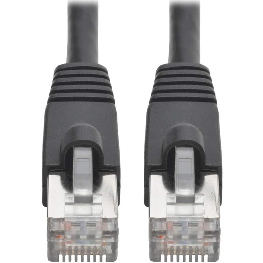 Tripp Lite - Cat6a Snagless Shielded STP Patch Cable 10G, PoE, Black M/M 1ft price history on PriceWatchPro