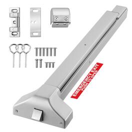 VEVOR - Push Bar Panic Exit Device, 28" Premium Metal Commercial Panic Bar for Exit Doors, Emergency Exit Door Hardware - Silver