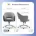 Serta Product Dimensions:
* Width: 26.75"
* Depth: 29.5"
* Seat Depth: 20.5"
* Back Height: 17"
* Inner Seat Width: 18.5"
* Weight Capacity: 275 lb.
* Chair Height Max: 36.5"
* Chair Height Min: 33.5"
* Seat Height Max: 22.5"
* Seat Height Min: 19.5"