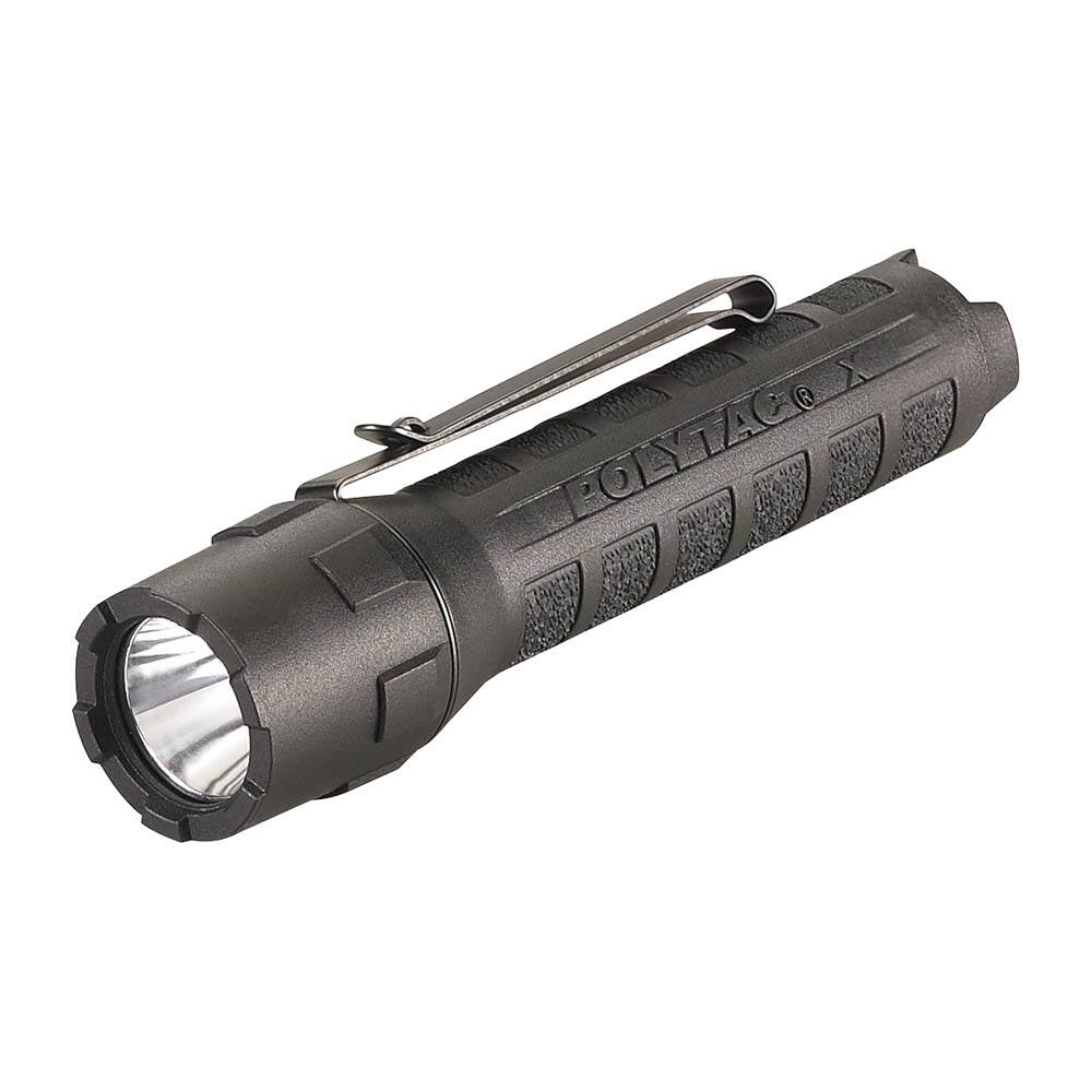 Streamlight - 88610 PolyTac X 600-Lumen Multi-Fuel, Professional Tactical Flashlight, Black