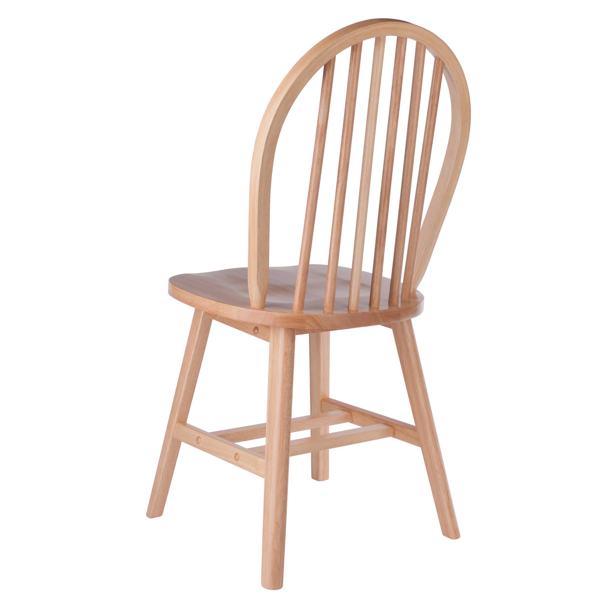 Alt View 5. Winsome Wood - Windsor 2-Pc Chair Set - Natural.