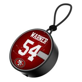 Keyscaper - Fred Warner San Francisco 49ers Bluetooth IP67 Waterproof Speaker - Black