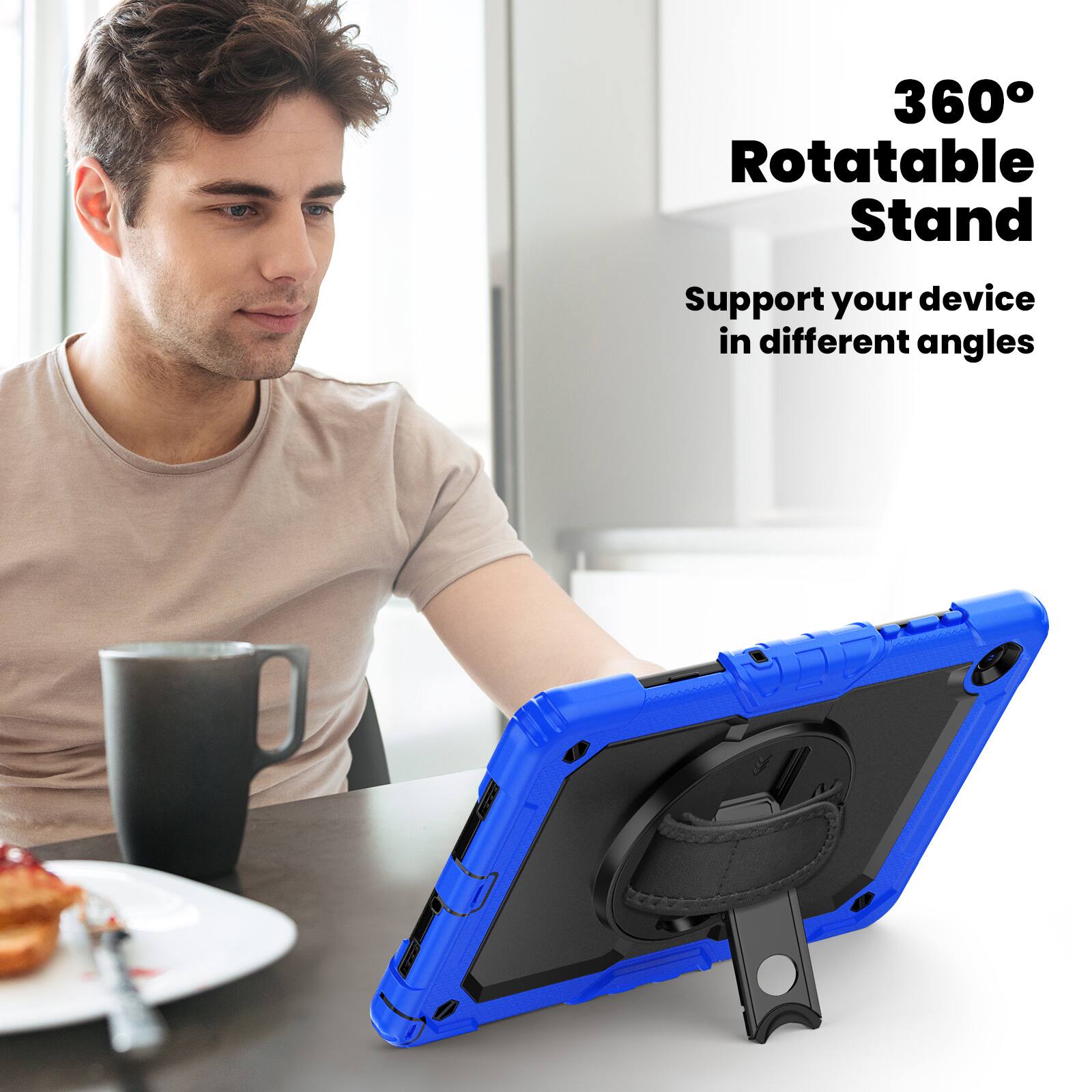 360° Rotatable Stand  
Support your device in different angles