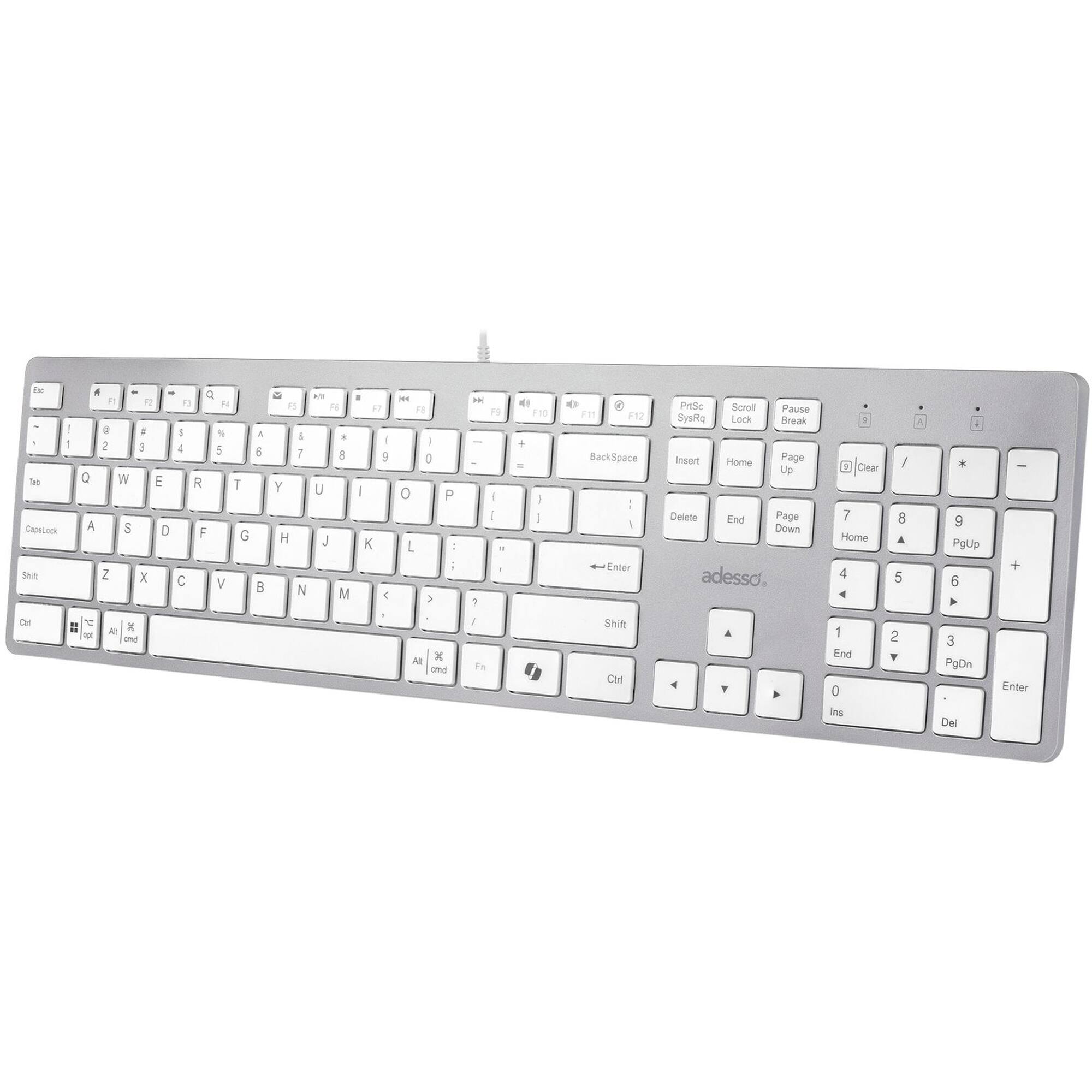 Customer Reviews Adesso AdessoMultiOS Scissor switch Desktop Keyboard