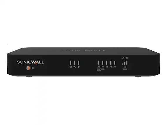 SONICWALL 80
X0 X1 X2 LAN/WAN MGMT X3 X4 SG S/a LTE UO WWAN