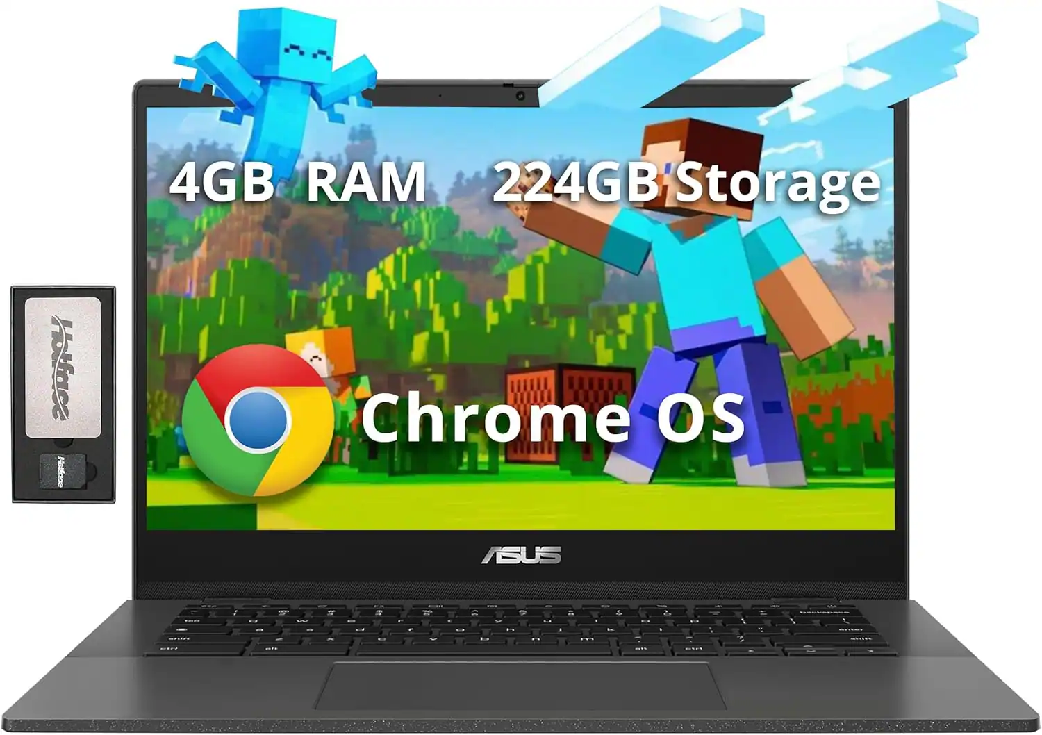 4GB RAM  
224GB Storage  
Chrome OS  
ASUS