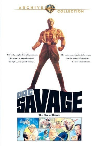 Front. Doc Savage: The Man of Bronze - DVD.