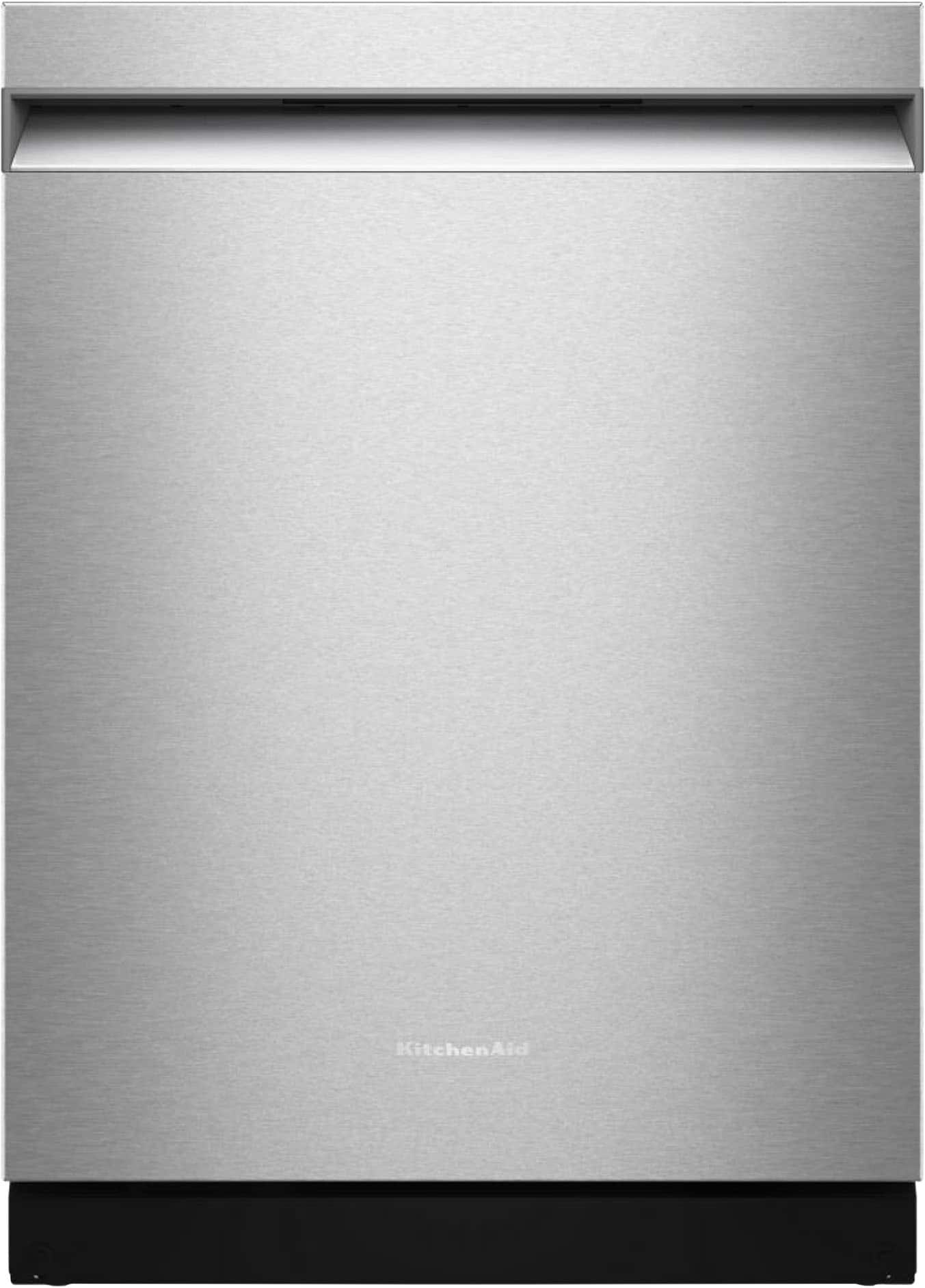 KitchenAid - 24" Top Control Built-In Tub Dishwasher with Third Rack, ProDry System and 44 dBA - Stainless Steel - Front_Zoom