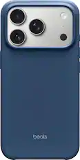 Front. Beats - iPhone 17 Pro Case with MagSafe and Camera Control - Bedrock Blue.