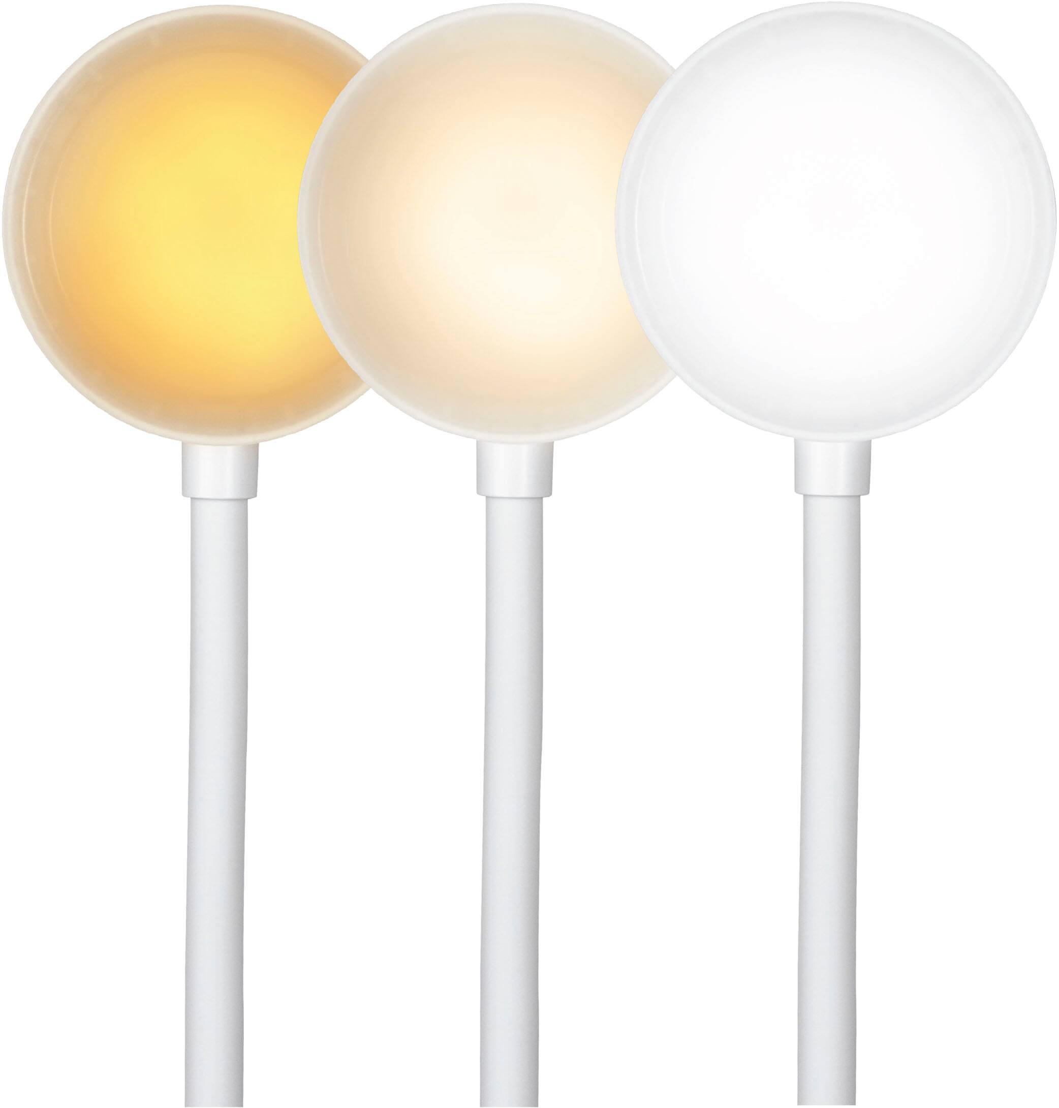 Alt View 11. OttLite - Aglow Organizer LED Desk Lamp w/Wireless Charging - White.