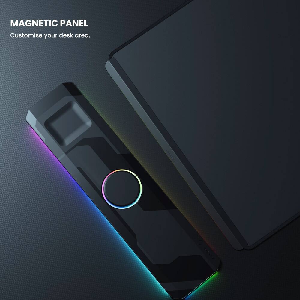 MAGNETIC PANEL Customise your desk area.