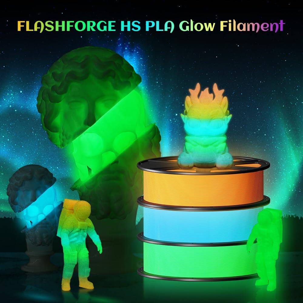 FLASHFORGE HS PLA Glow Filament