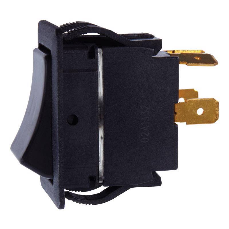Angle. Jandorf - Jandorf 20 amps Double Pole Rocker Power Tool Switch Black 1 pk - Black.