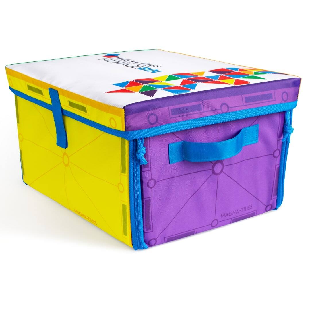 Alt View 11. Magna-Tiles - Storage Bin & Interactive Play-Mat, The Original Magnetic Building Brand.