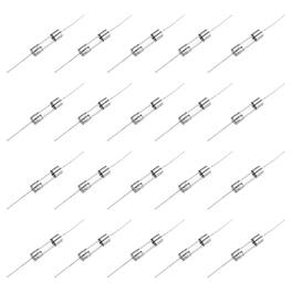 Unique Bargains - 20pcs Glass Tube Fuses, Axial-with Lead Wire 5x20mm 4A 250V for Replacing or Repairing Many Home Electronics (F4A)