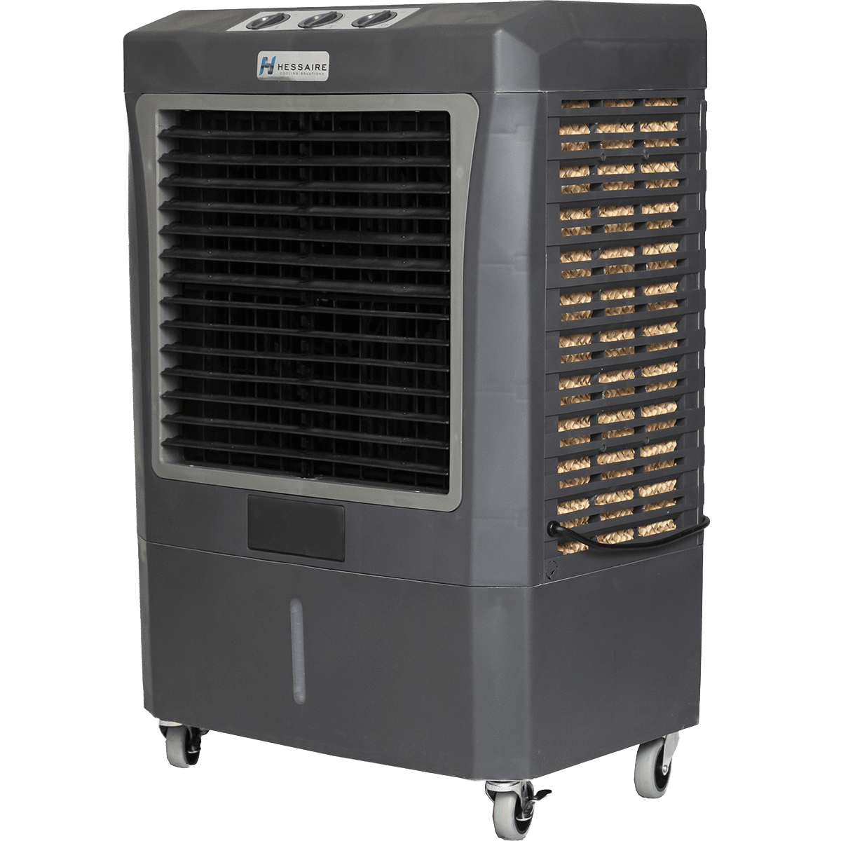 Alt View 3. Hessaire - Hessaire MC37V 3,100 CFM Portable Evaporative Cooler - Dark Gray.