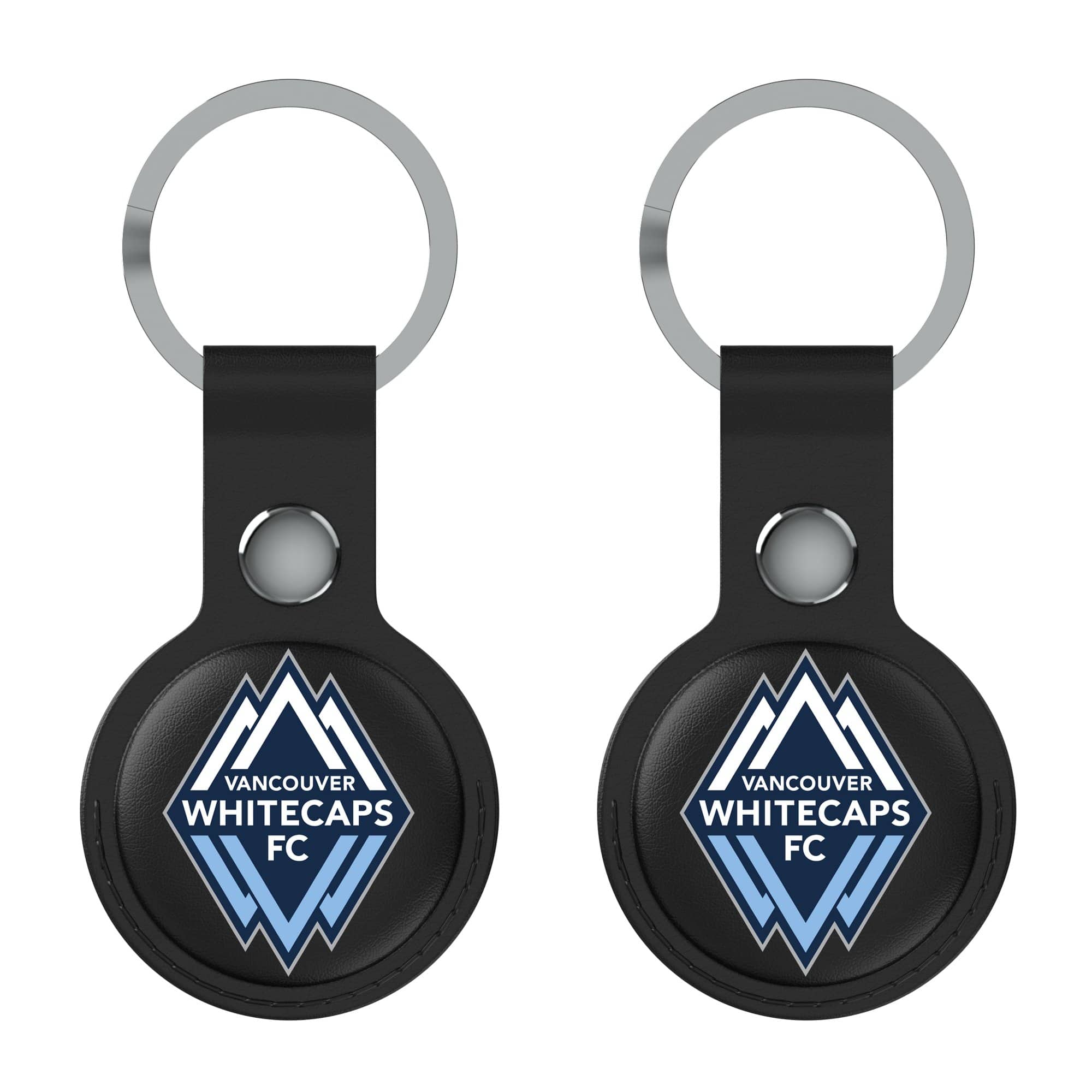 Keyscaper - Vancouver Whitecaps FC Two-Pack Insignia AirTag Holders - No Size - Black