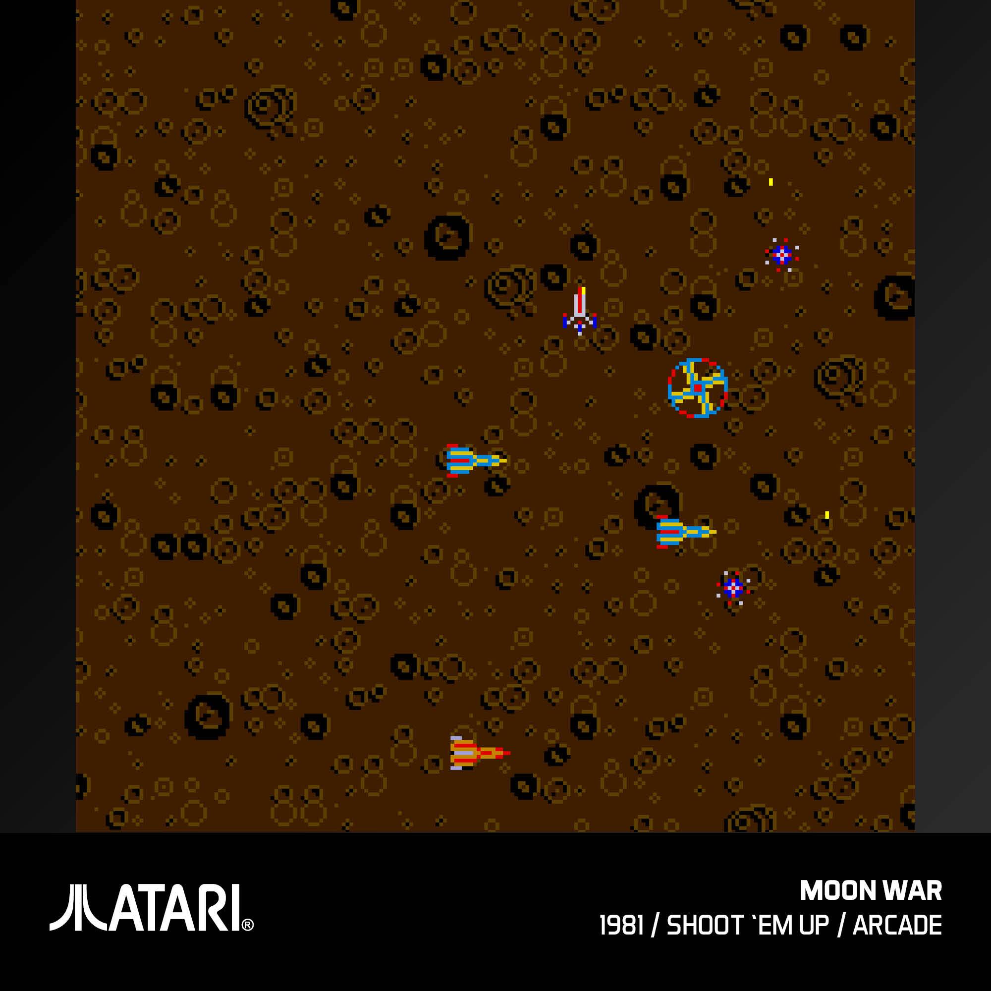 ATARI MOON WAR 1981 I SHOOT 'EM UP I ARCADE