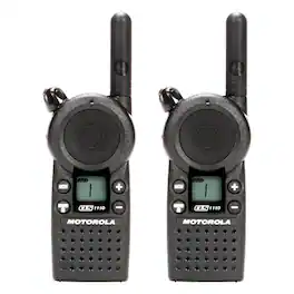 2 x Motorola CLS1110 Two Way Radio Walkie Talkies (UHF) - Black