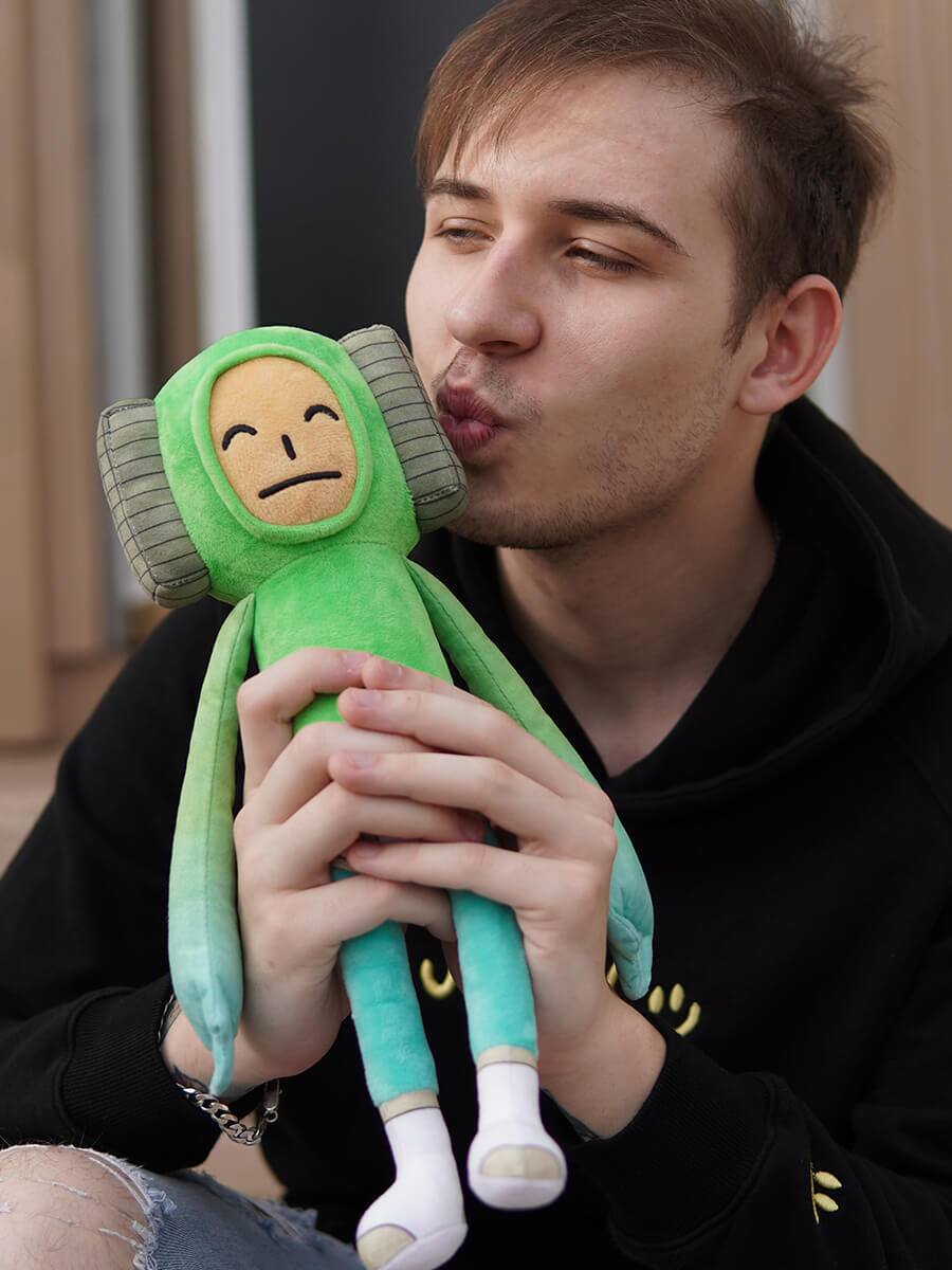 Alt View 2. Youtooz - Meme: No No Brush 12" Plush.