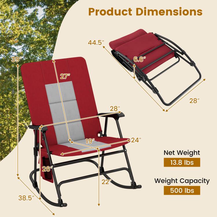 Product Dimensions: 44.5" x 39" x 6.6" x 27" x 28" x 28" x 26" x 38.5" x 19" x 22" x 24"  
Net Weight: 13.8 lbs  
Weight Capacity: 500 lbs