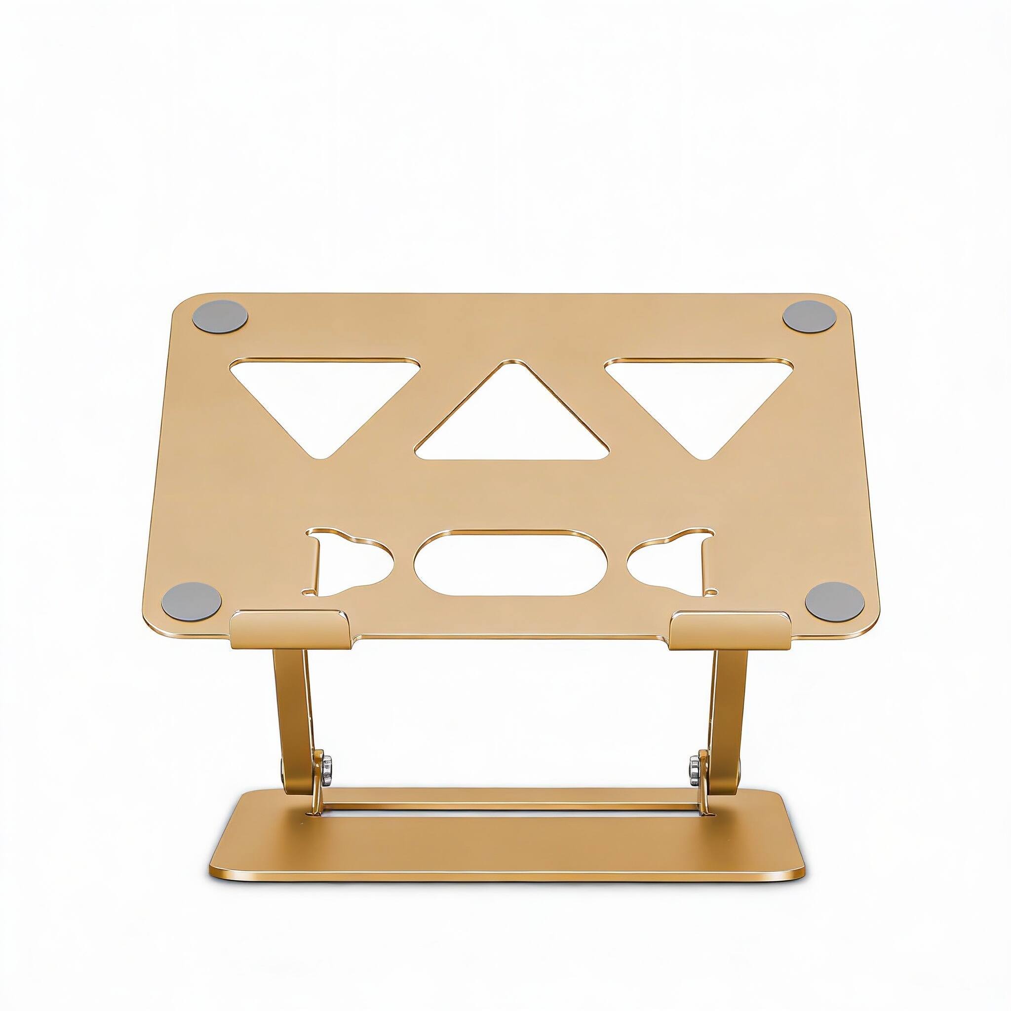 Frangdom Adjustable Foldable Aluminum Laptop Stand Desk Riser Yellow ...