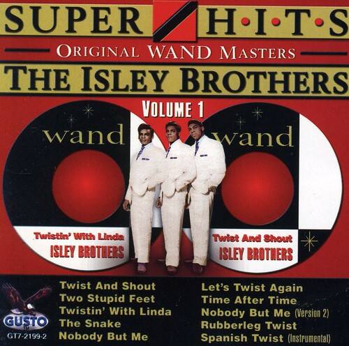 SUPER HITS  
ORIGINAL WAND MASTERS  
THE ISLEY BROTHERS  
VOLUME 1  

wand wand  

Twistin' With Linda  
ISLEY BROTHERS  

Twist And Shout  
ISLEY BROTHERS  

Two Stupid Feet  
Twistin' With Linda  
The Snake  

Let's Twist Again  
Time After Time  
Nobody But Me (Version 2)  
Rubberleg Twist  
Spanish Twist (Instrumental)  

GUSTO  
GT7-2199-2