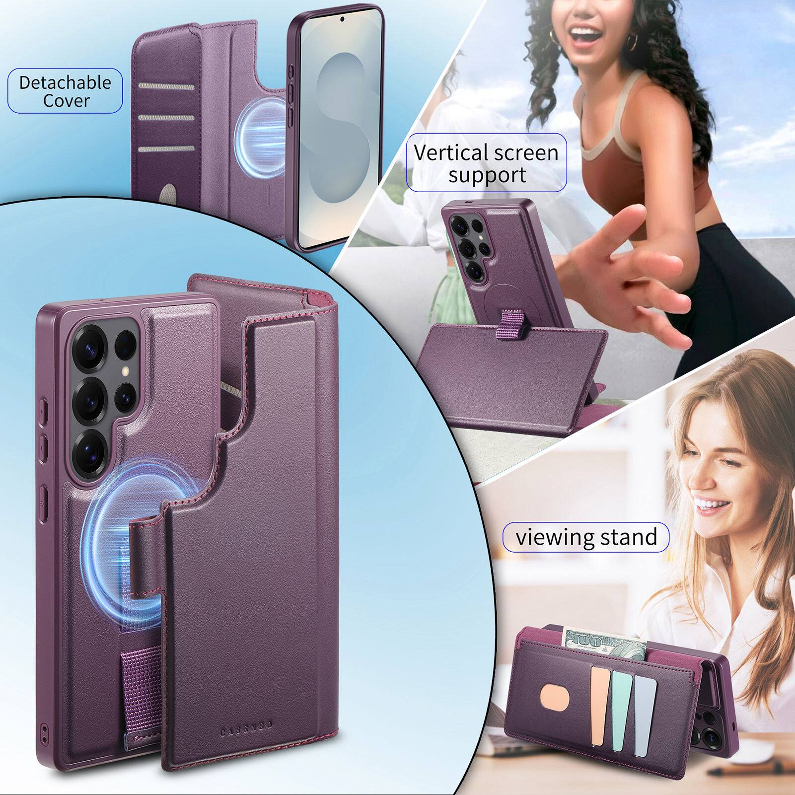 Detachable Cover  
Vertical screen support  
viewing stand