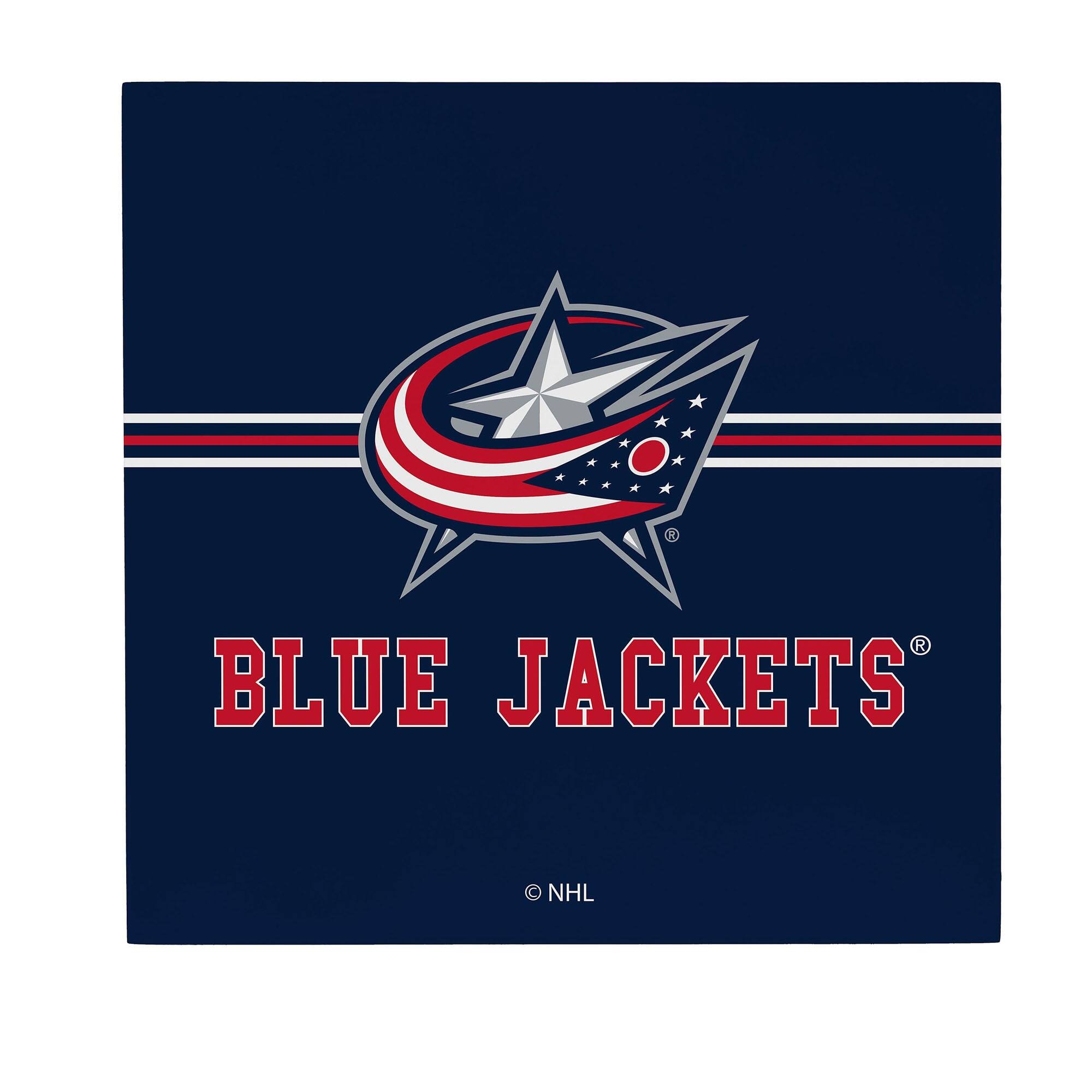 Columbus Blue Jackets 12" x 12" Wood Wall Sign