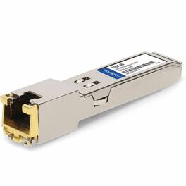 AddOn - HP® JL563C Compatible TAA 100/1000/10000Base-TX SFP+ Transceiver (Copper, 30m, RJ-45) - For Data Networking - White