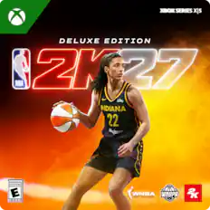 XBOX SERIES X|S
DELUXE EDITION
NBA 2K27
Lilly INDIANA 22
sasforce
EVERYONE
ESRB
WNBA
WNBA