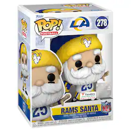 Los Angeles Rams Santa Funko Pop! 2024 Exclusive Vinyl Figure - Multicolor